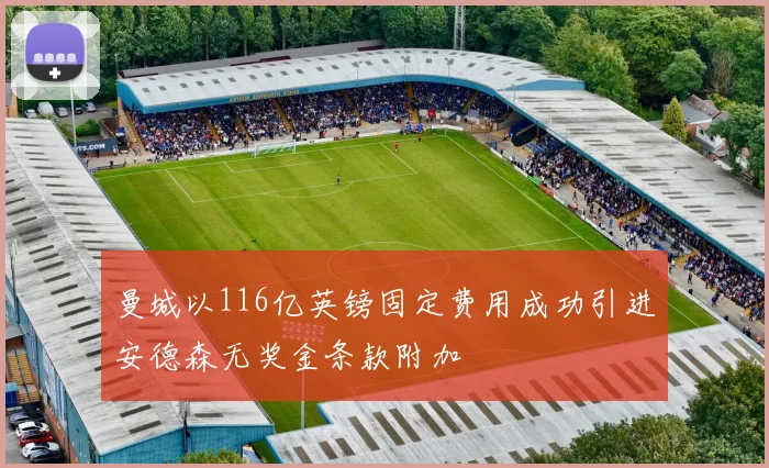 曼城以116亿英镑固定费用成功引进安德森无奖金条款附加